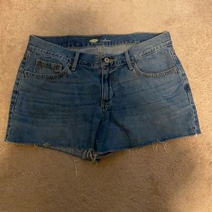 Denim shorts. Barely worn